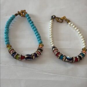 Colorful Beaded Bracelets Set